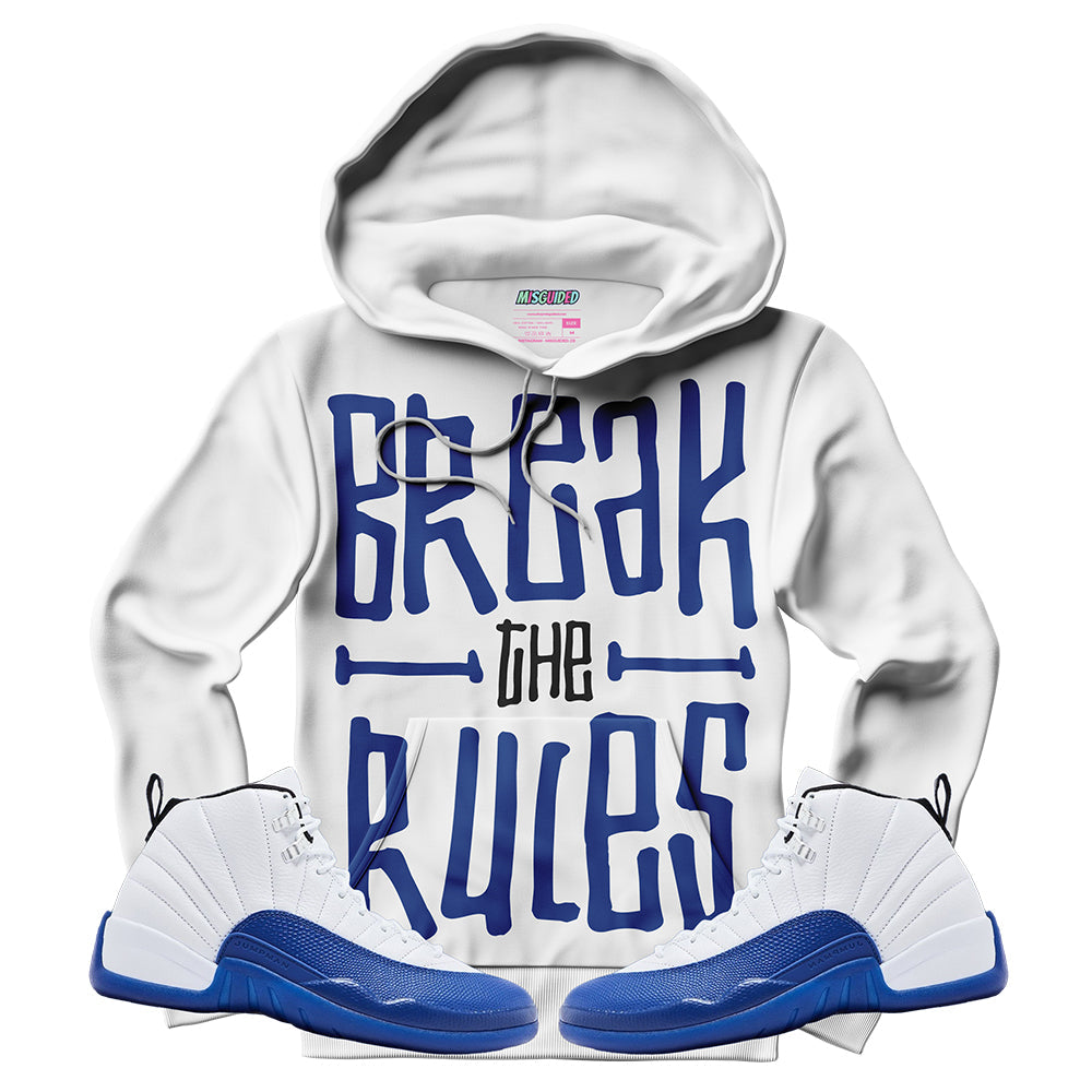 Break The Rules (Air Jordan 12 Blueberry) Hoodie