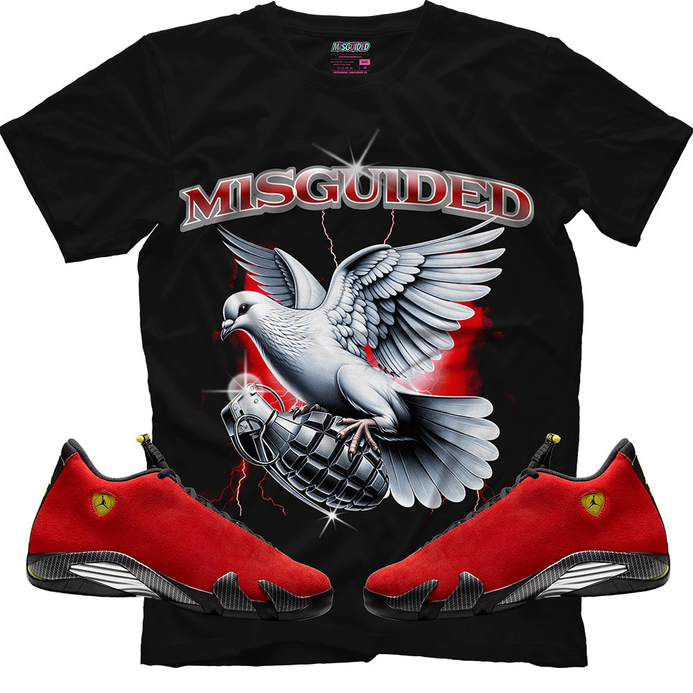 Dropping Bombs (Air Jordan 14 Ferrari) T-Shirt