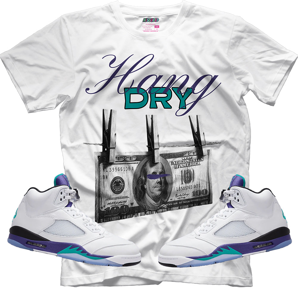 Hang Dry (Air Jordan 5 Grape) T-Shirt