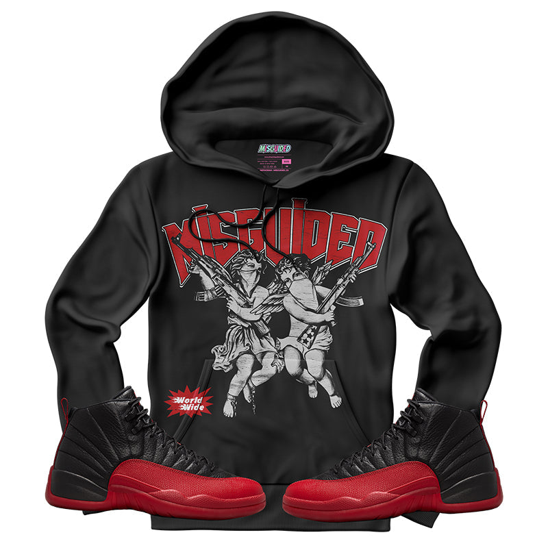 Misguided WorldWide (Air Jordan 12 Flu Game) Hoodie