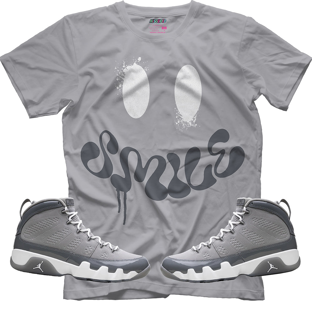 Smile (Air Jordan 9 Cool Grey) T-Shirt
