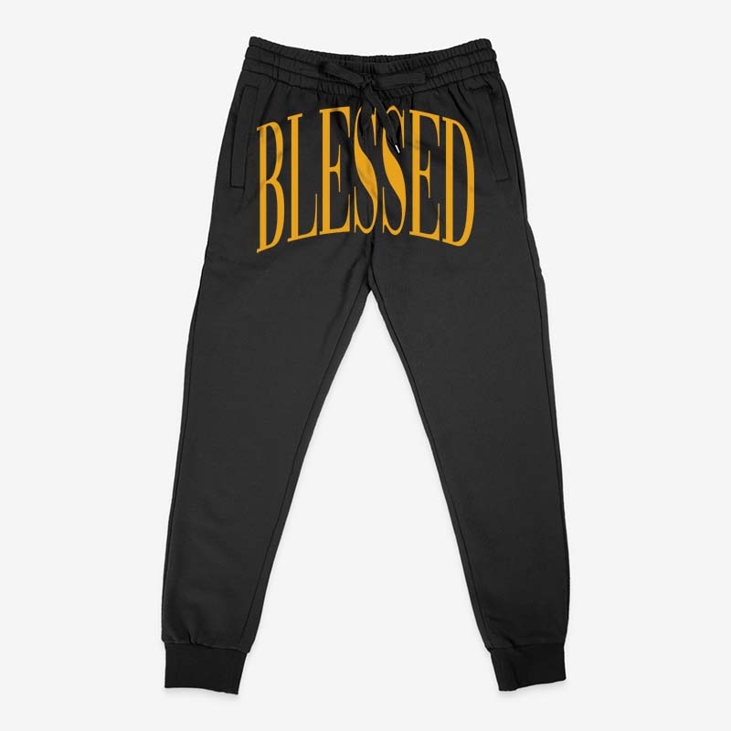 Blessed (Air Jordan 1 Retro High OG 'Yellow Ochre) Joggers