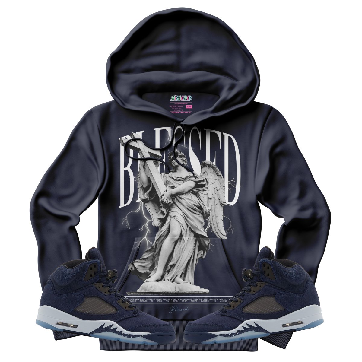 Blessed (Air Jordan 5 Midnight Navy) Hoodie