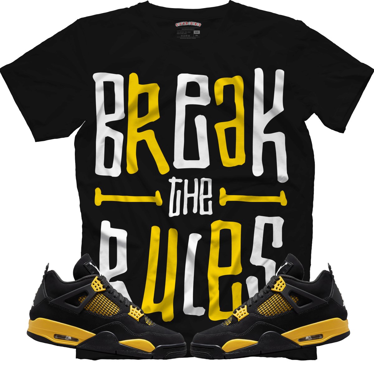 Break The Rules (Air Jordan 4 Thunder) T-Shirt