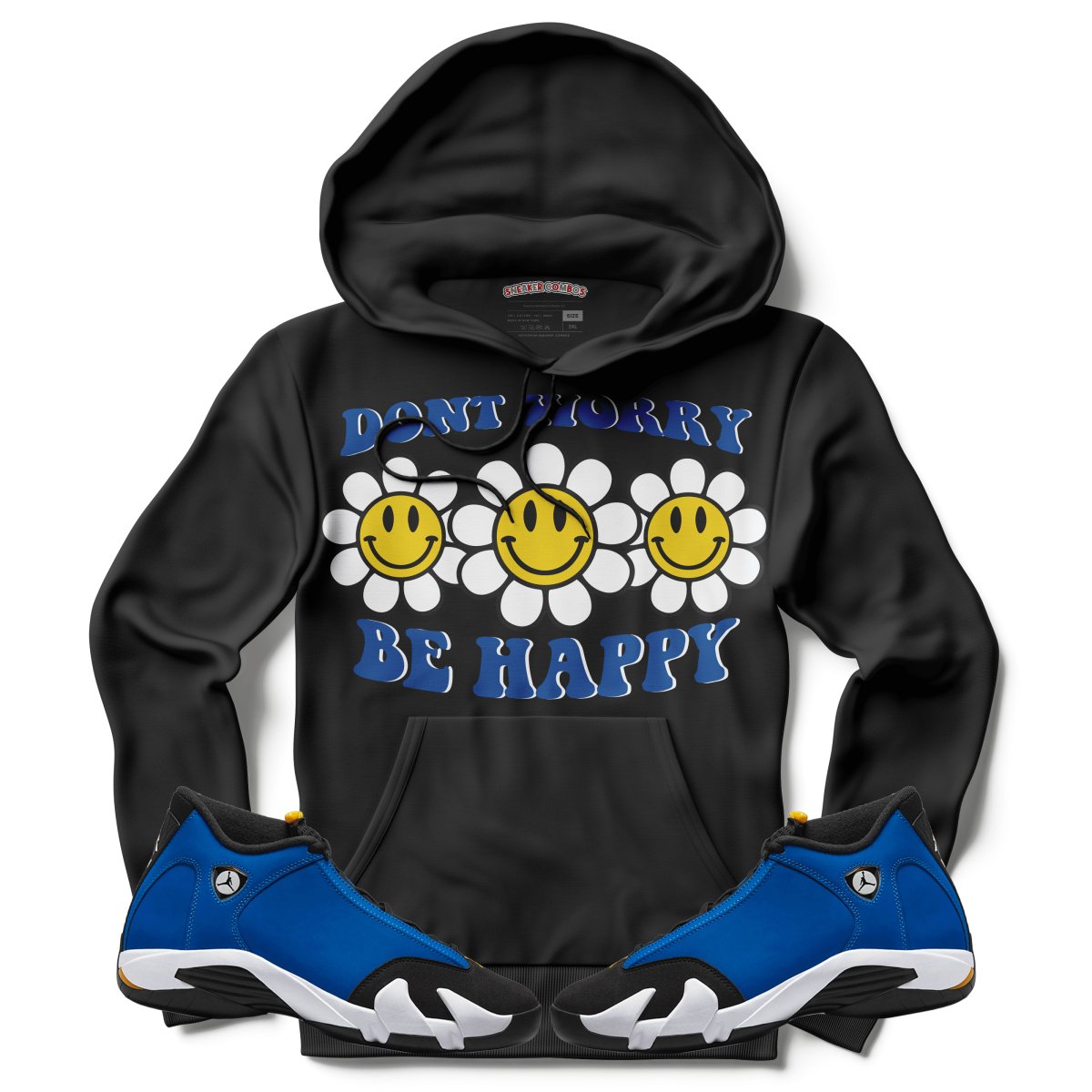 Don't Worry Be Happy (Air Jordan 14 Laney) Hoodie