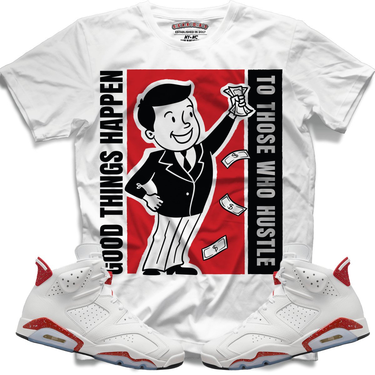Good Things Happen (Retro 6 Red Oreo) T-Shirt