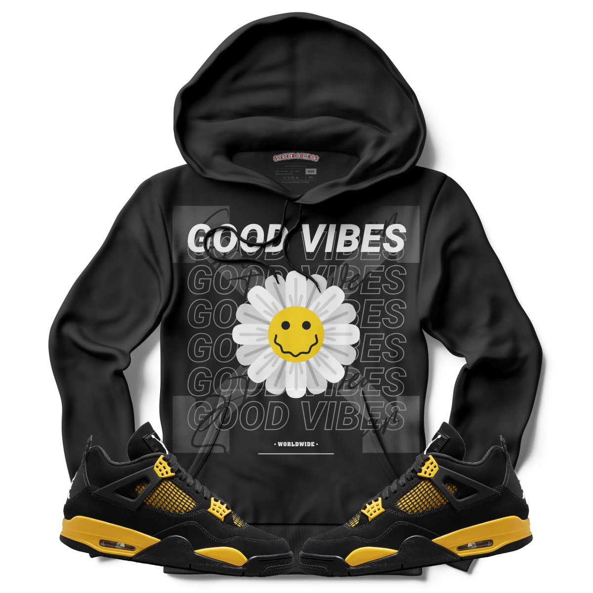 Good Vibes (Air Jordan 4 Thunder) Hoodie