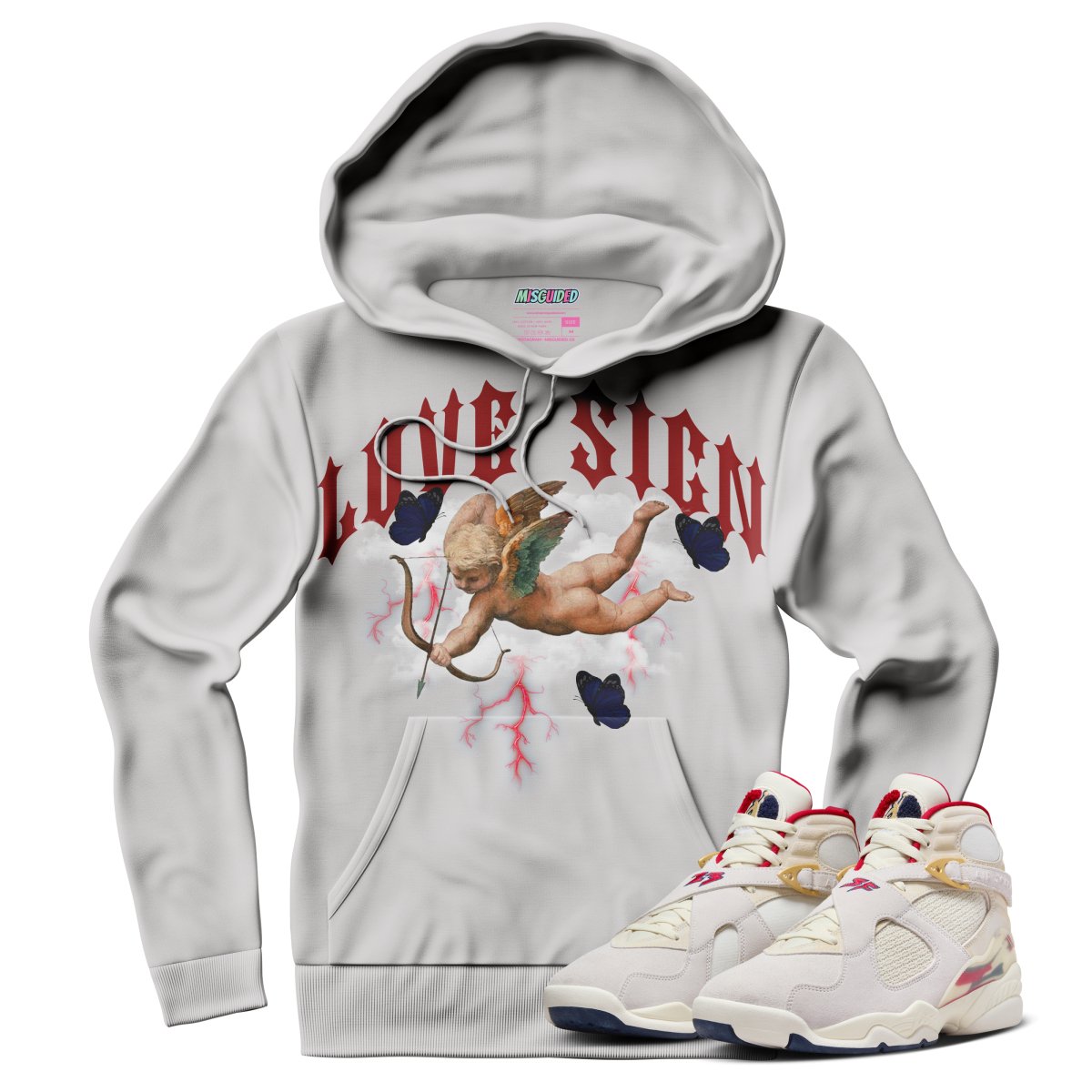 Love Sign (SOLEFLY X AIR JORDAN 8 “MI CASA ES SU CASA”) Hoodie