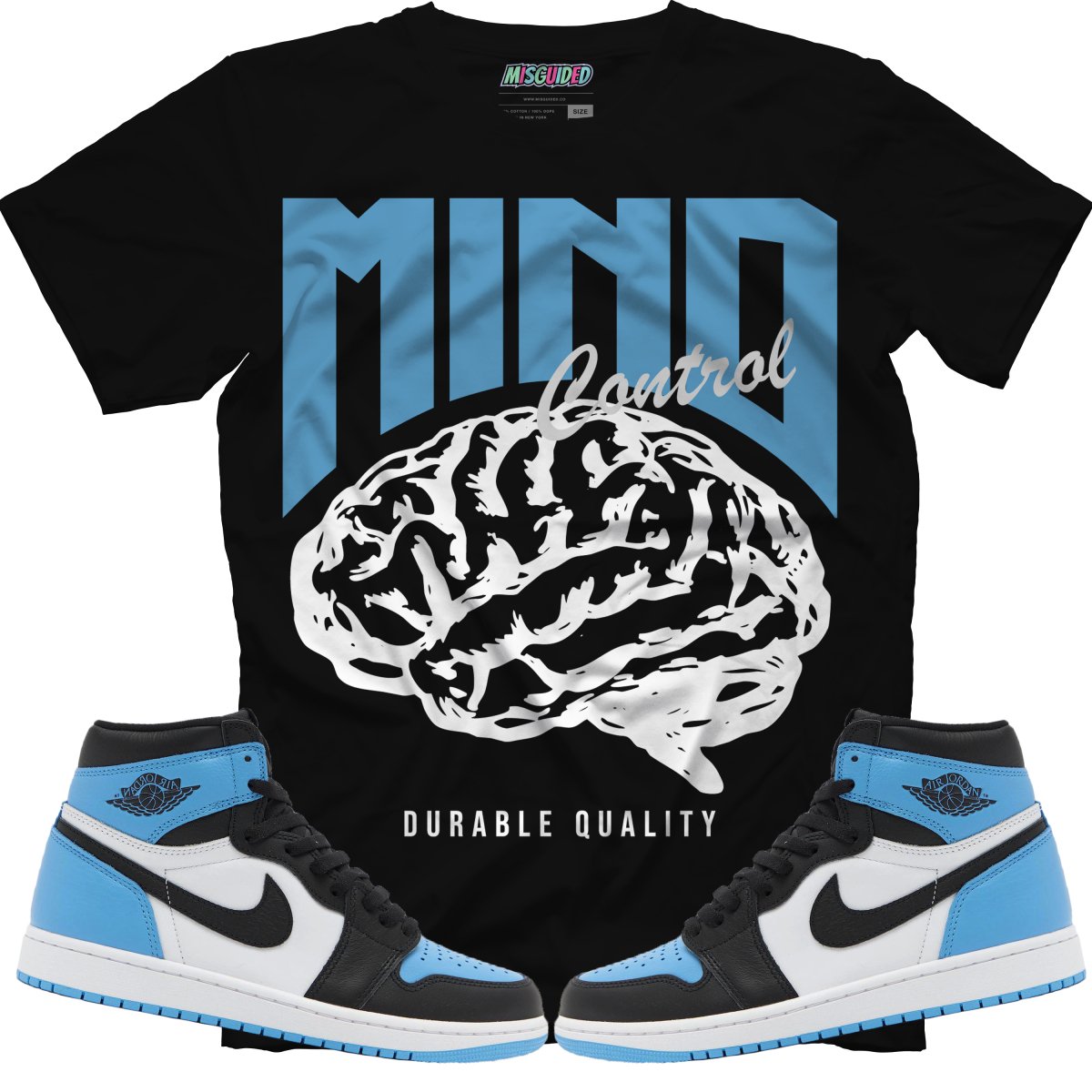 Mind Control (Air Jordan 1 High OG "UNC Toe") T-Shirt