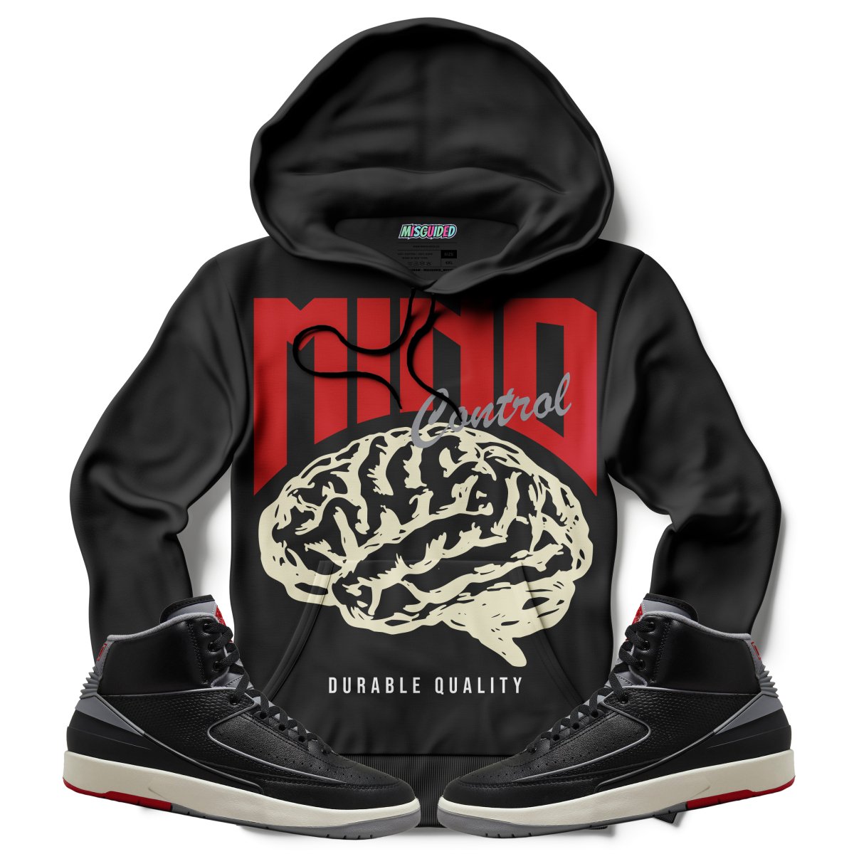Mind Control (Air Jordan 2 Black Cement) Hoodie