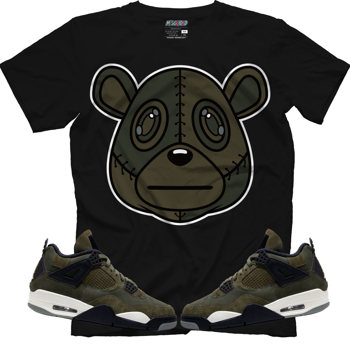 Misguided (Air Jordan 4 Craft "Olive") T-Shirt