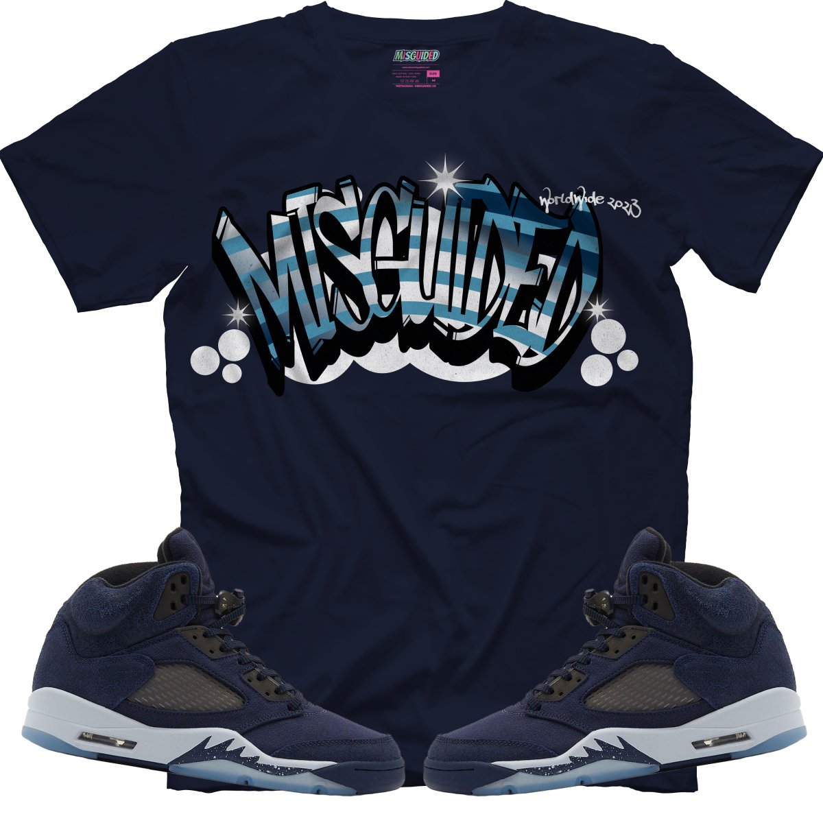 Misguided (Air Jordan 5 Midnight Navy) T-Shirt