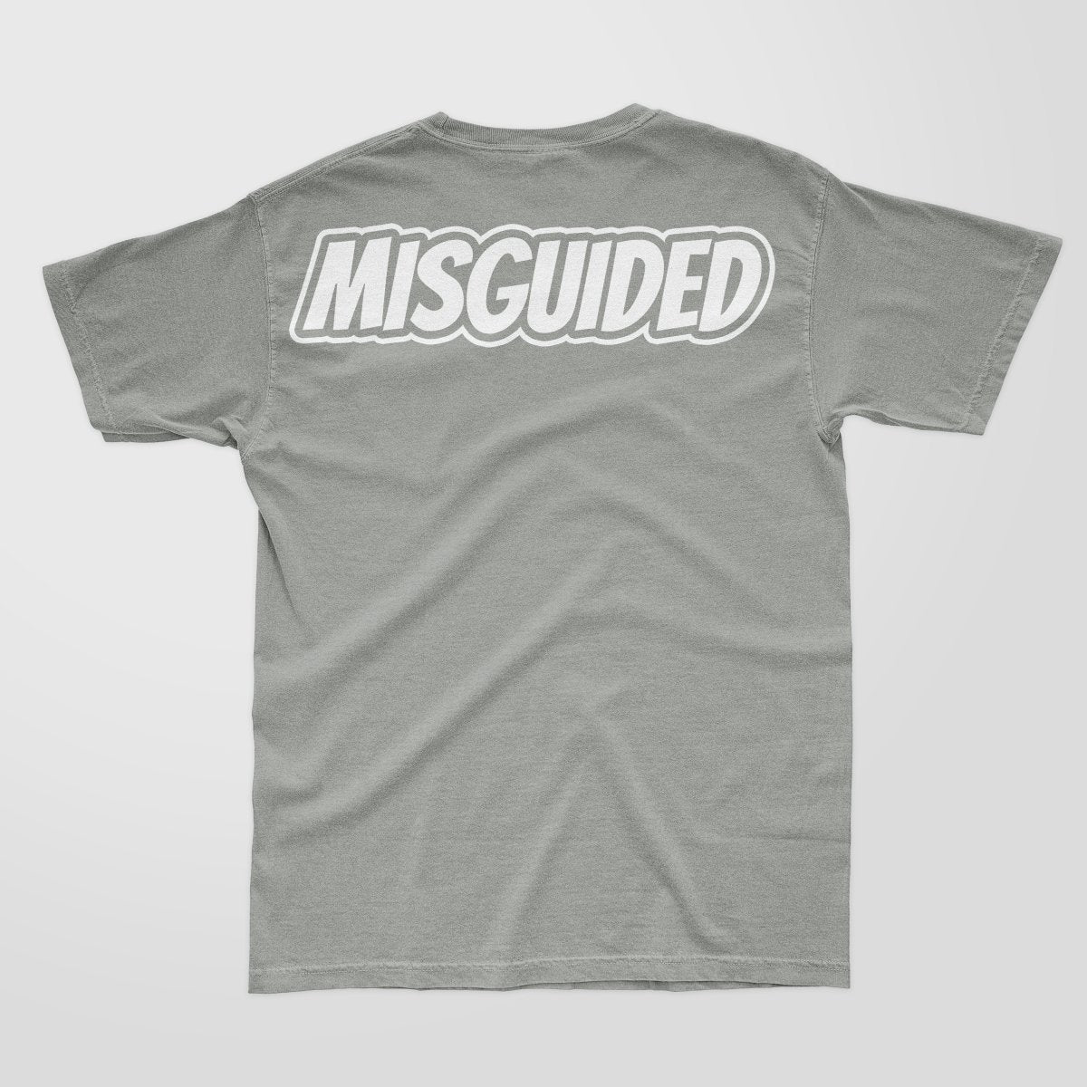 Misguided Chenille (Red Oreo 6's) T-Shirt - Grey