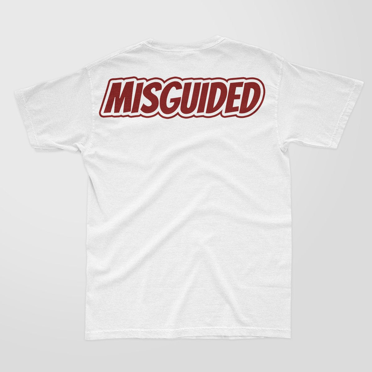 Misguided Chenille (Red Oreo 6's) T-Shirt - White