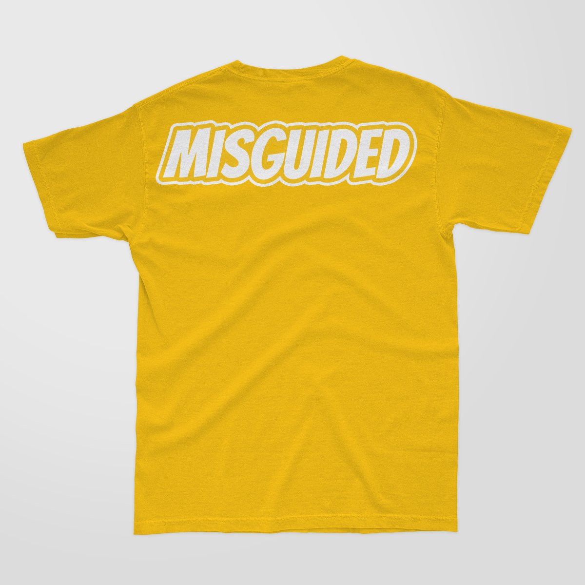 Misguided Chenille (Retro 1 Taxi) T-Shirt - Yellow