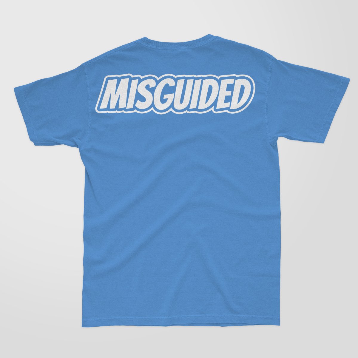 Misguided Chenille T-Shirt - Baby Blue