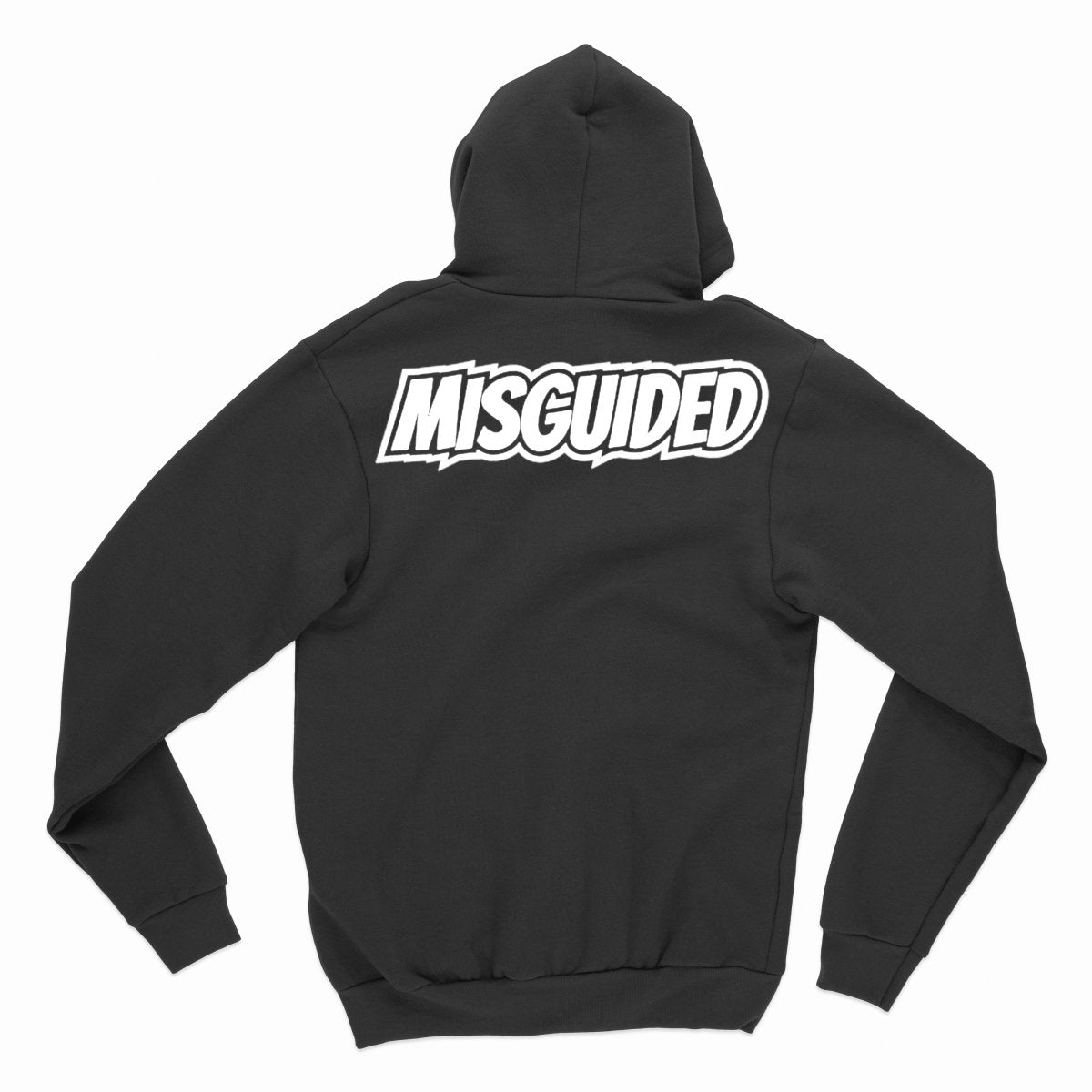 Misguided Chenille (UNC 6's) Hoodie - Black