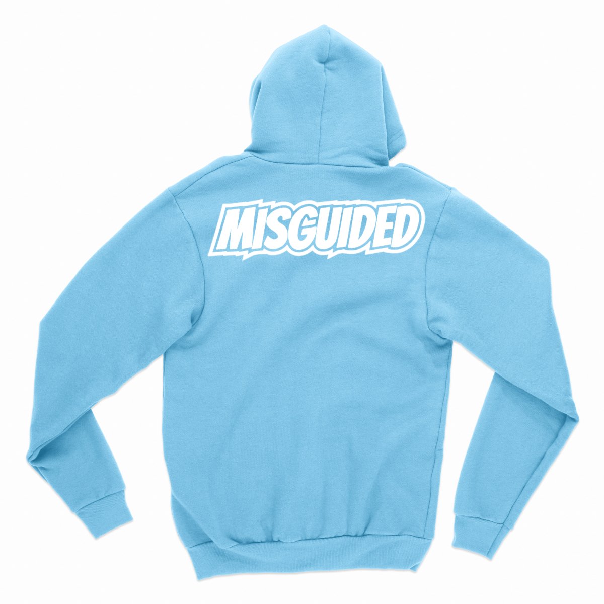 Misguided Chenille (UNC 6's) Hoodie - Sky Blue