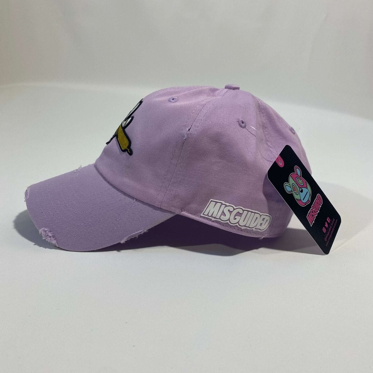 Misguided (Loud Hands) Distressed Dad Hat - Lavender