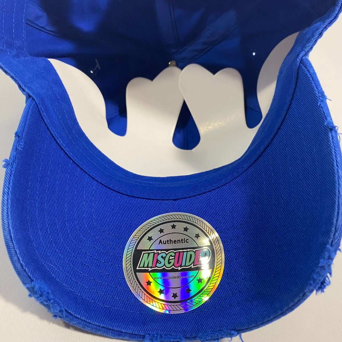 Misguided (Loud Hands) Distressed Dad Hat - Royal Blue