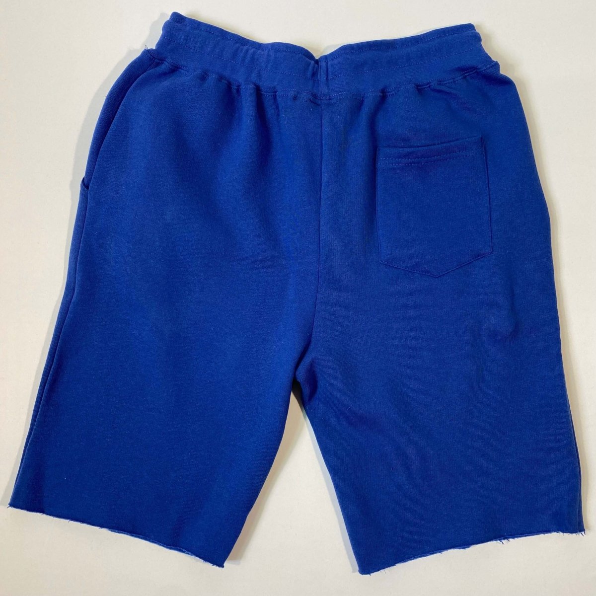 Misguided Raw Edge Jogger Shorts - Royal Blue