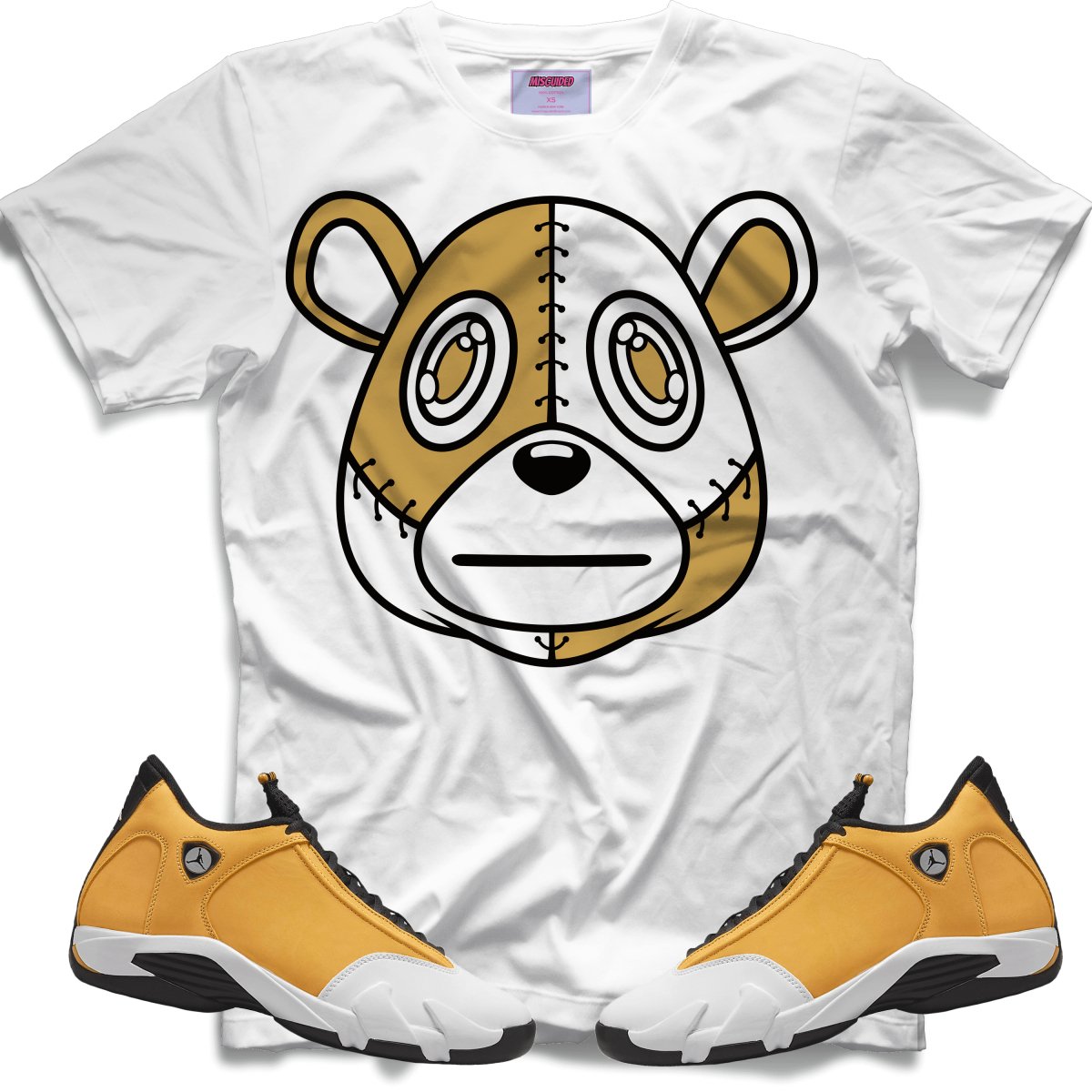 Misguided (Retro 14 Ginger) T-Shirt - White