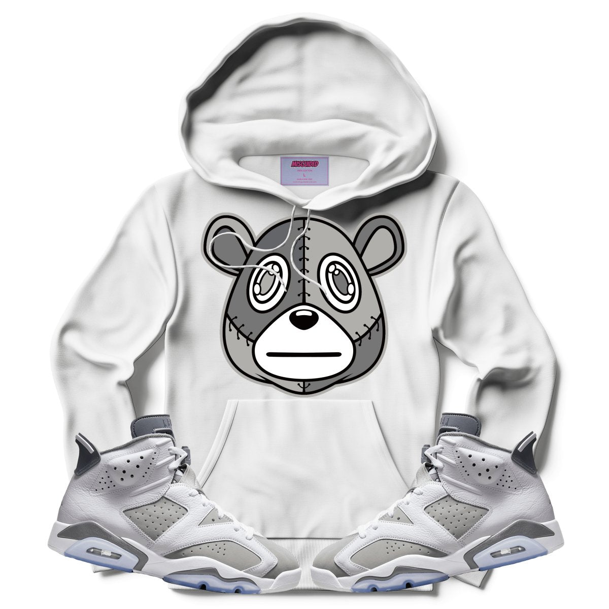 Misguided (Retro 6 Cool Grey) Hoodie