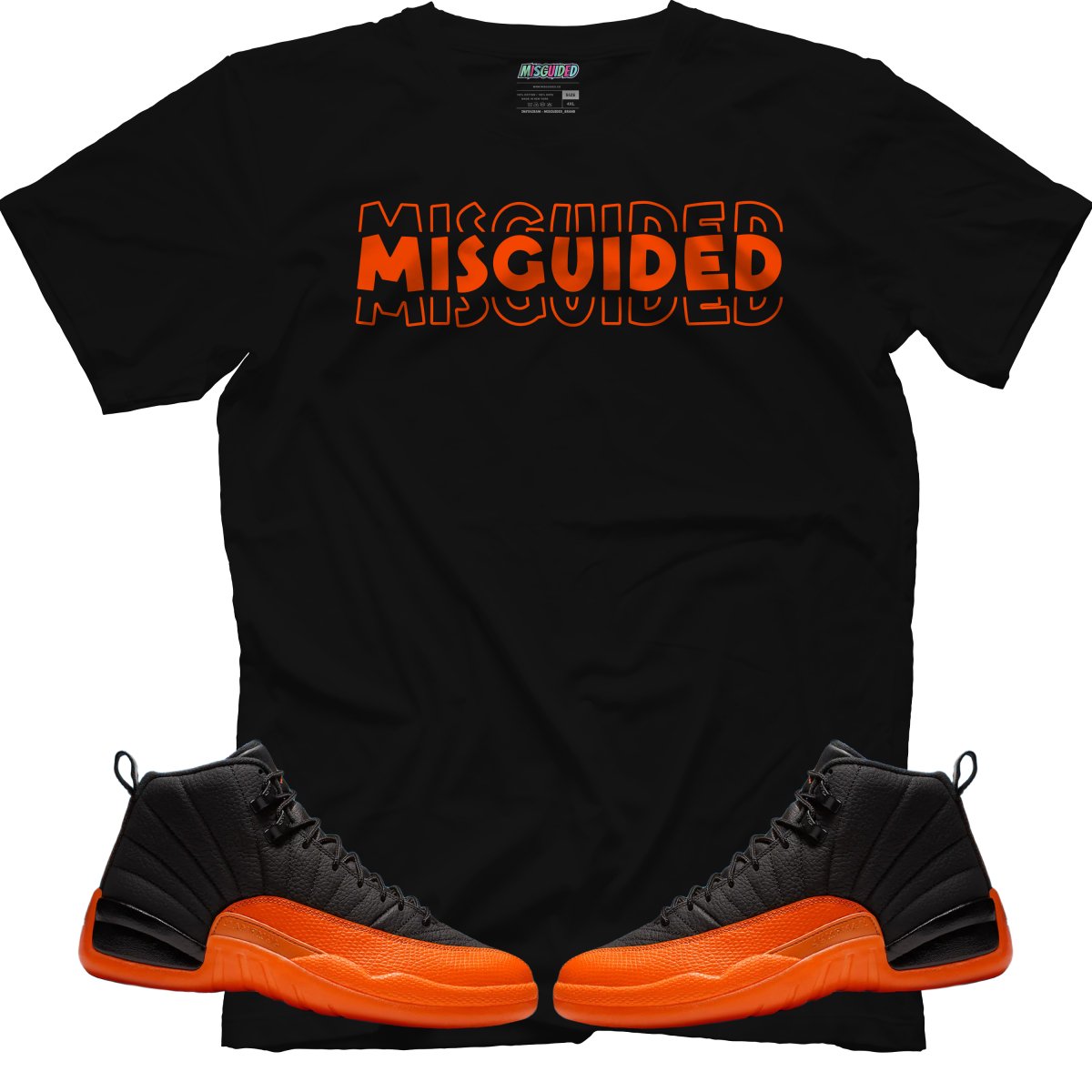 Misguided Txt (Air Jordan 12 Brilliant Orange) T-Shirt