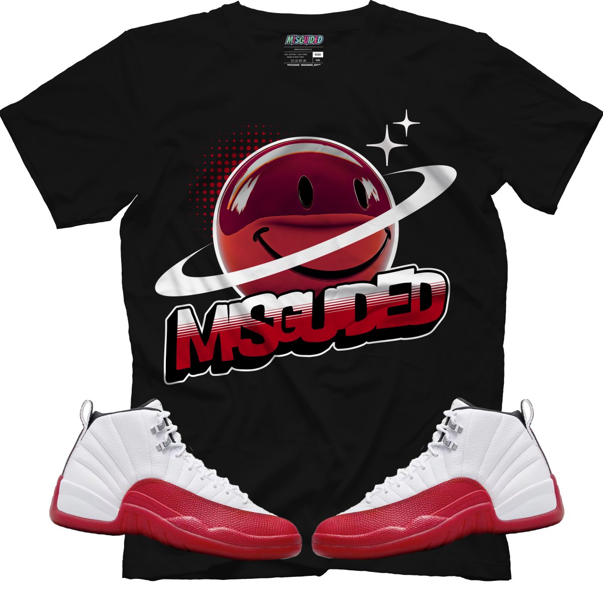 Misguided World (Air Jordan 12 Cherry) T-Shirt