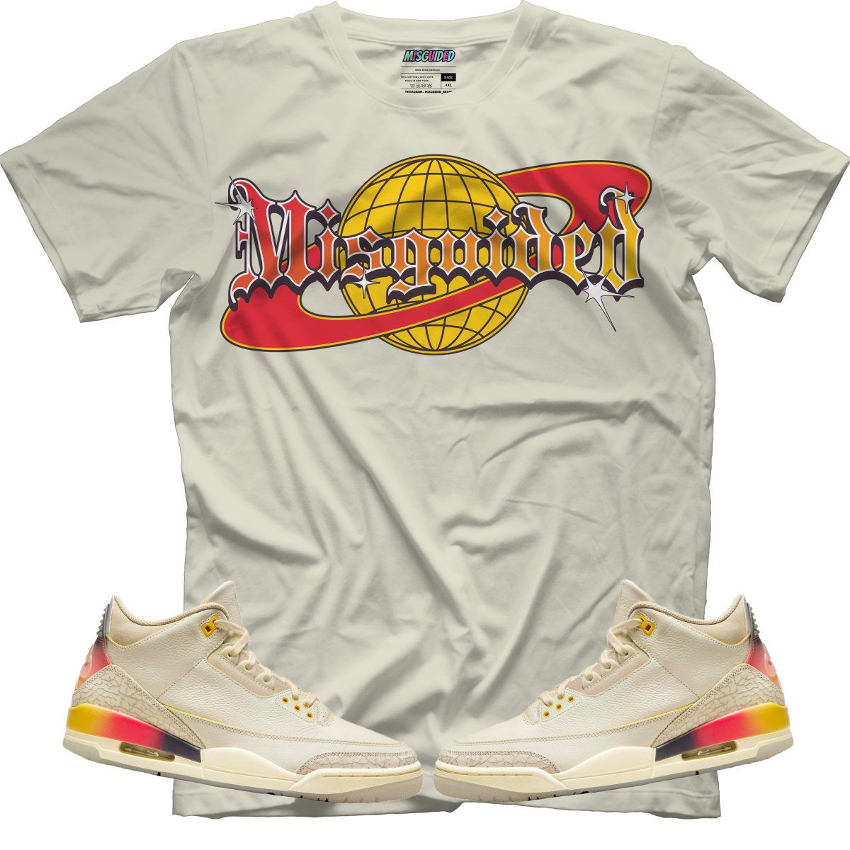 Misguided Y2K (Air Jordan 3 J Balvin Medellín Sunset) T-Shirt
