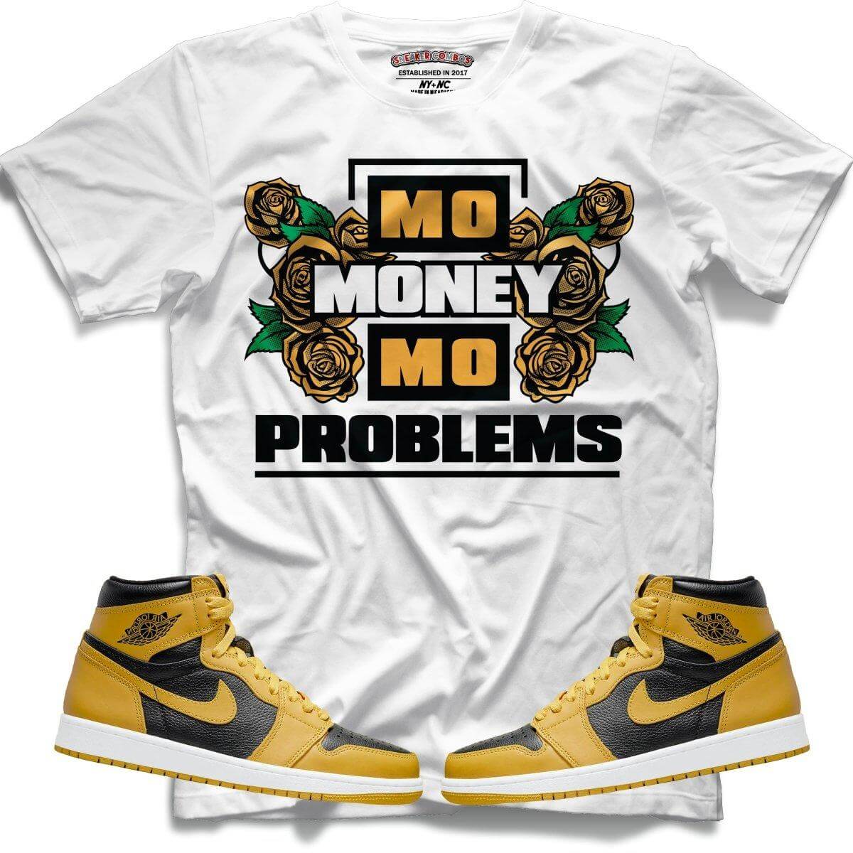 Mo Money Mo Problems (Retro 1 Pollen) T-Shirt