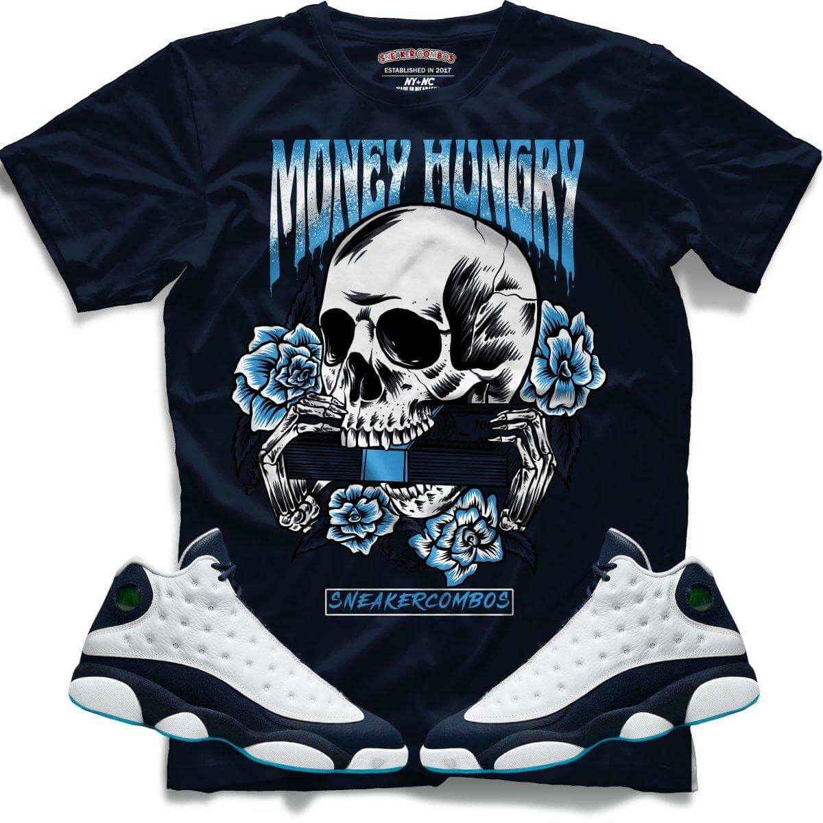 Money Hungry (Retro 13 Obsidian) T-Shirt