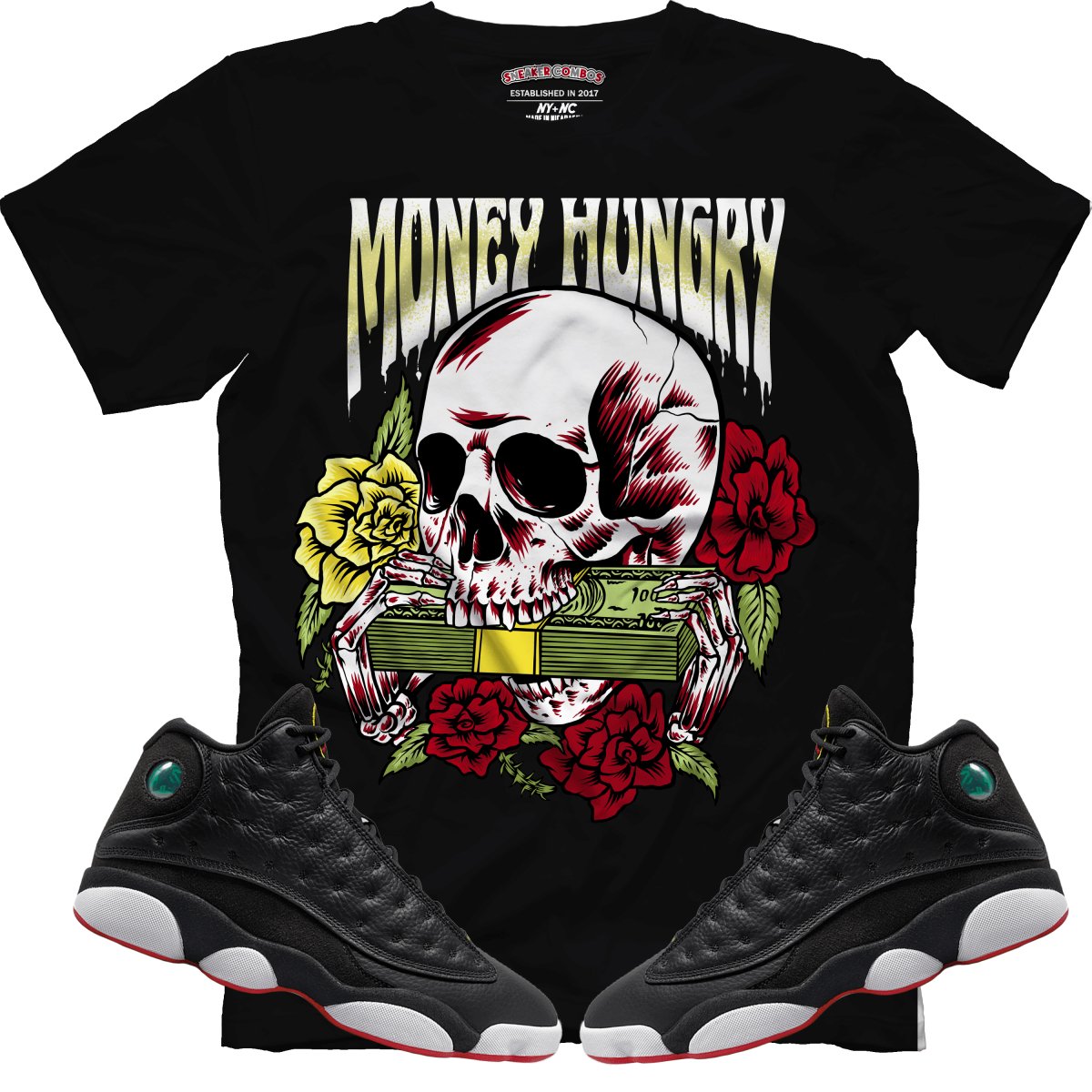 Money Hungry (Retro 13 Playoff) T-Shirt