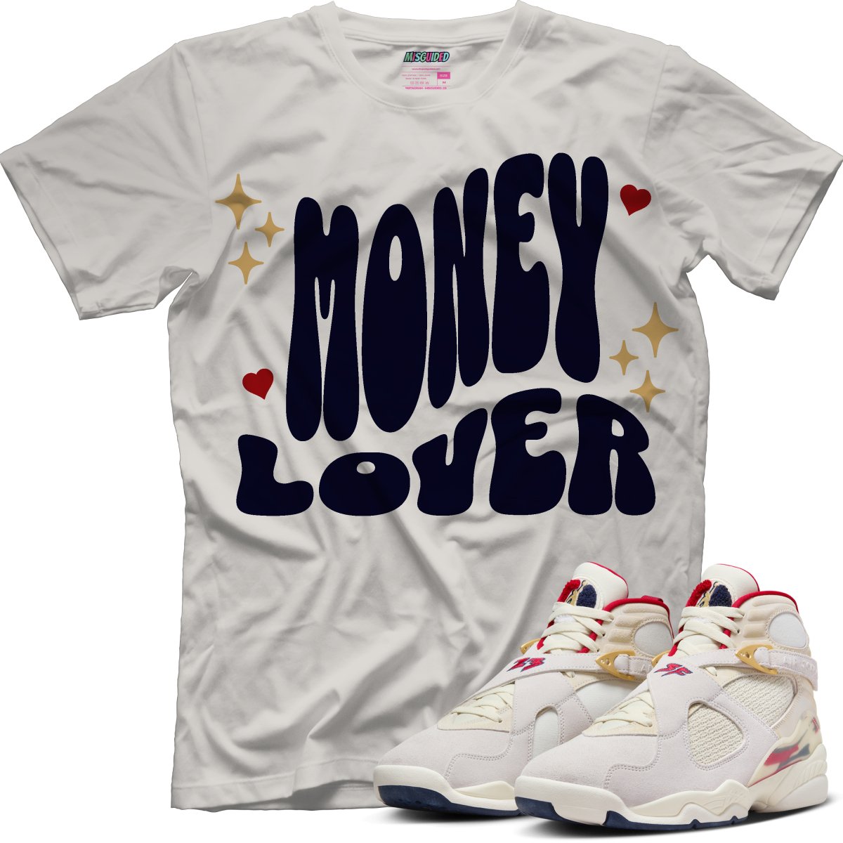 Money Lover (SOLEFLY X AIR JORDAN 8 “MI CASA ES SU CASA”) T-Shirt