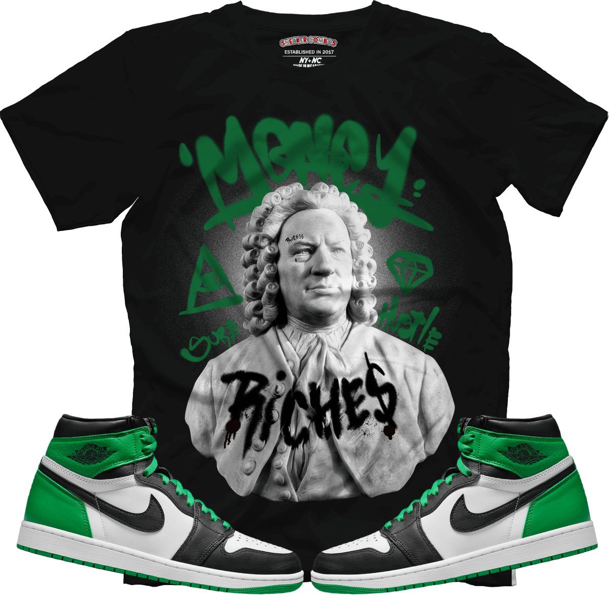Riches (Air Jordan 1 Lucky Green) T-Shirt