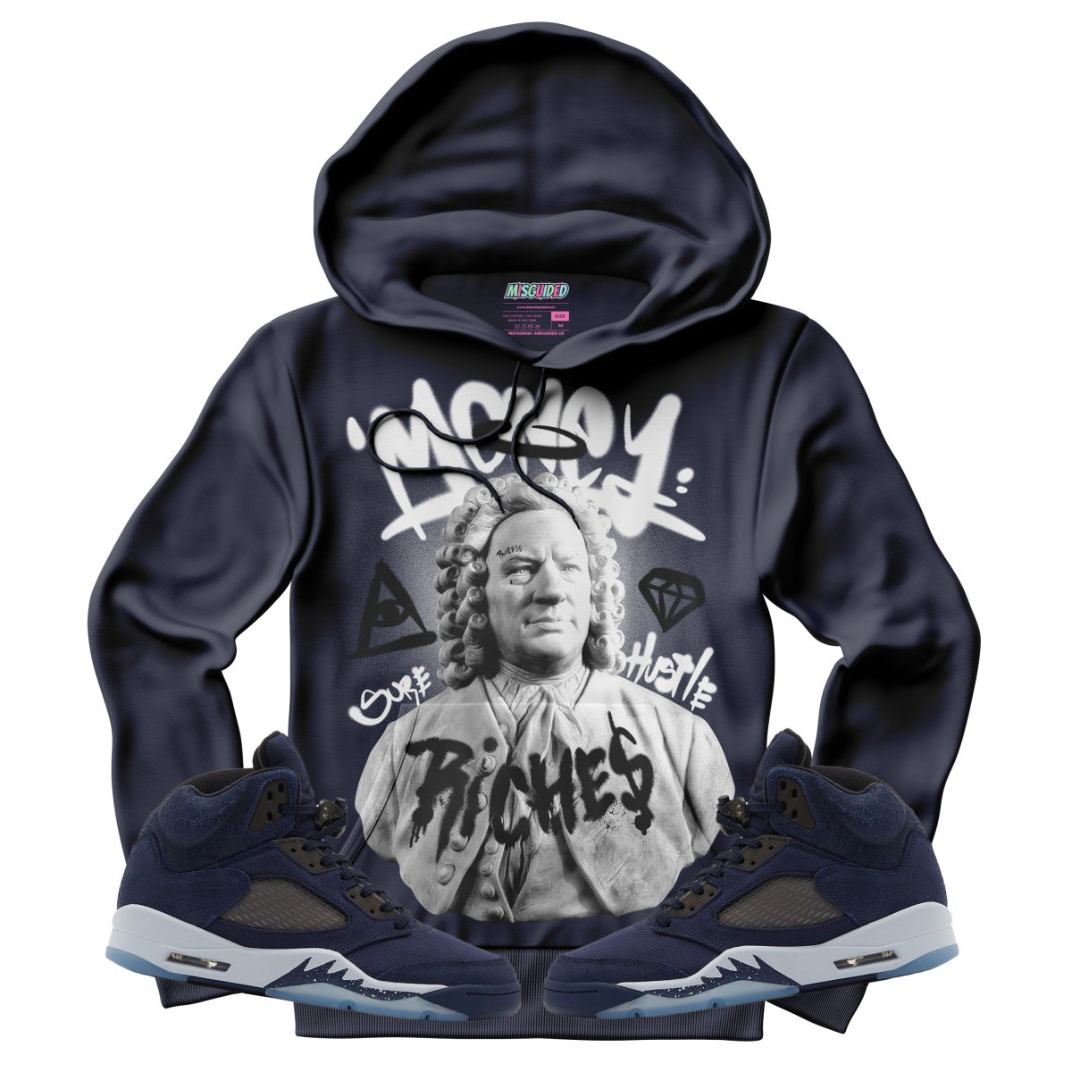 Riches (Air Jordan 5 Midnight Navy) Hoodie