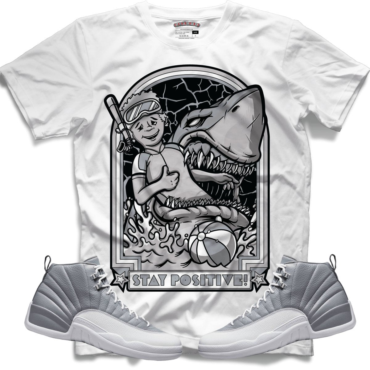 Stay Positive (Retro 12 Stealth) T-Shirt