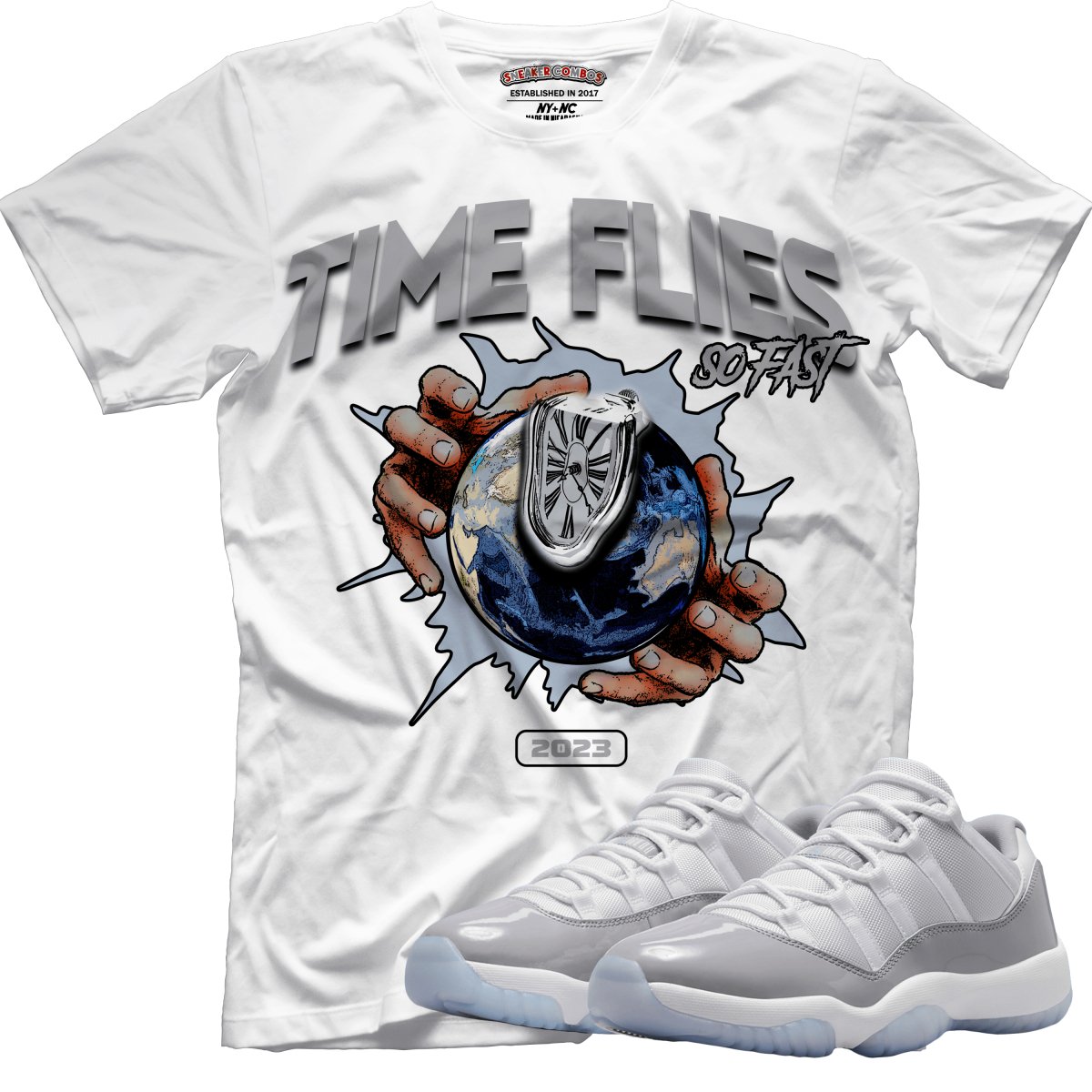 Time Flies (Air Jordan 11 Cement Grey) T-Shirt