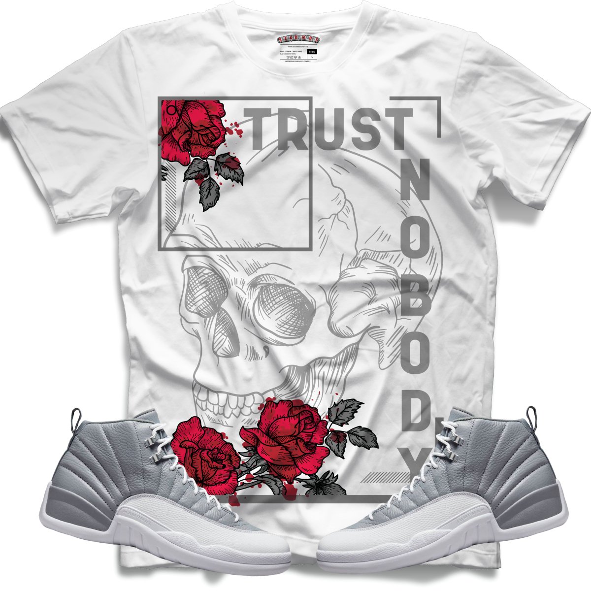 Trust Nobody (Retro 12 Stealth) T-Shirt