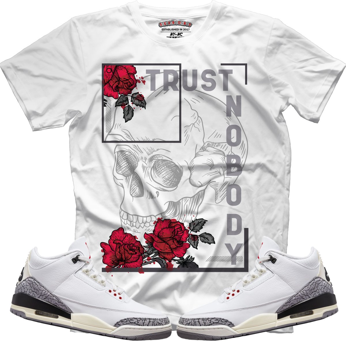 Trust Nobody (Retro 3 White Cement) T-Shirt