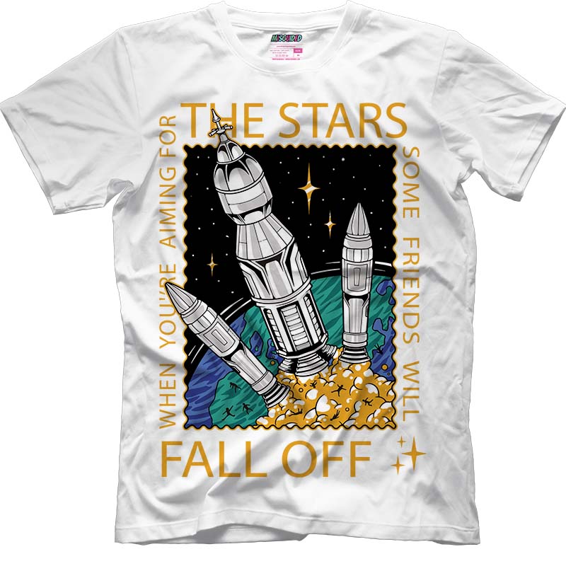 When Aiming For The Stars (Air Jordan 1 Retro High OG 'Yellow Ochre') T-Shirt