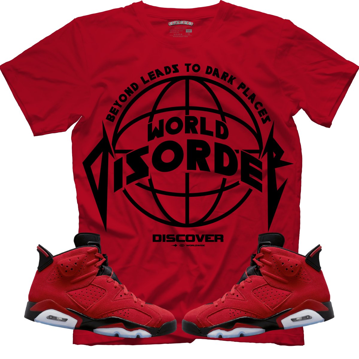 World Disorder (Air Jordan 6 Toro Bravo) T-Shirt