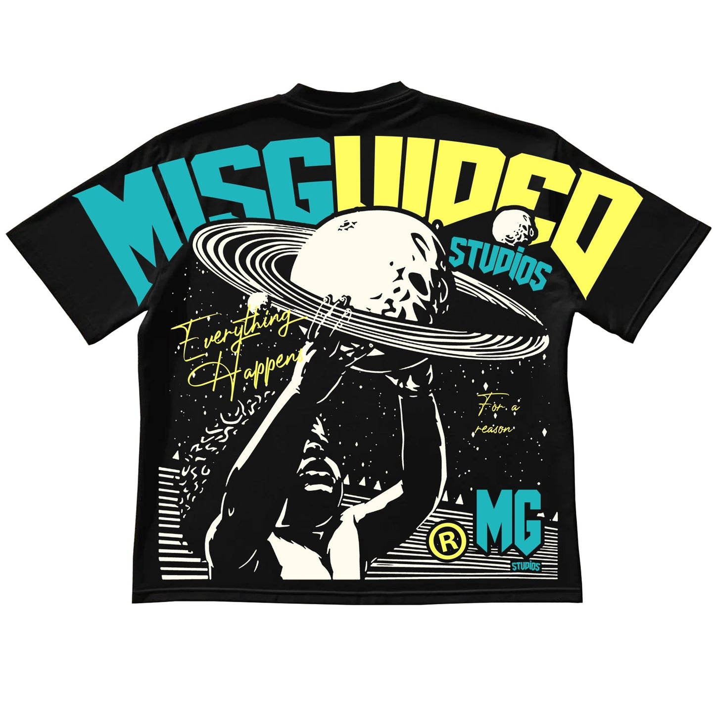 Everything Happens For A Reason (Air Jordan 4 Black Cat) T-Shirt