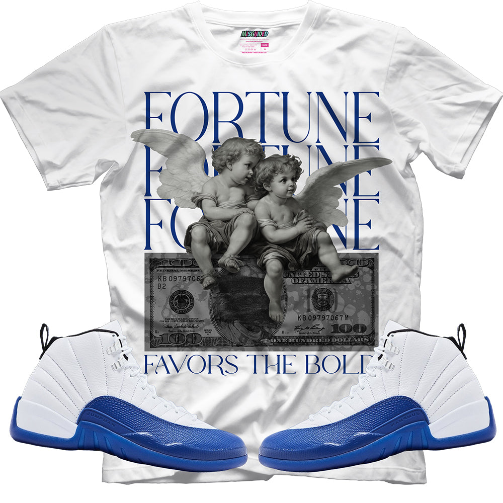 Fortune Favors The Bold (Air Jordan 12 Blueberry) T-Shirt
