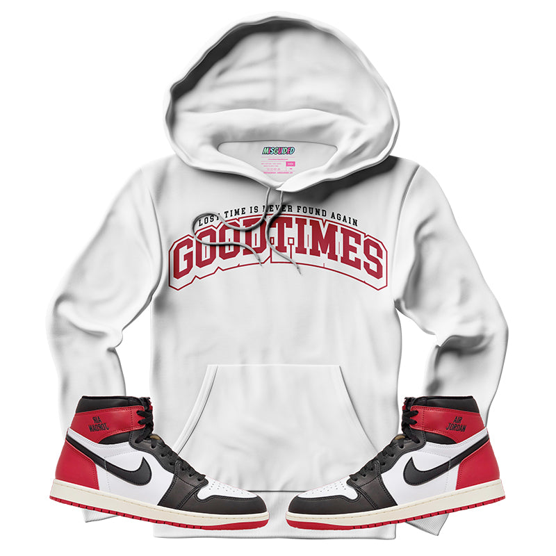 Good Times (Air Jordan 1 High OG Black Toe Reimagined) Hoodie