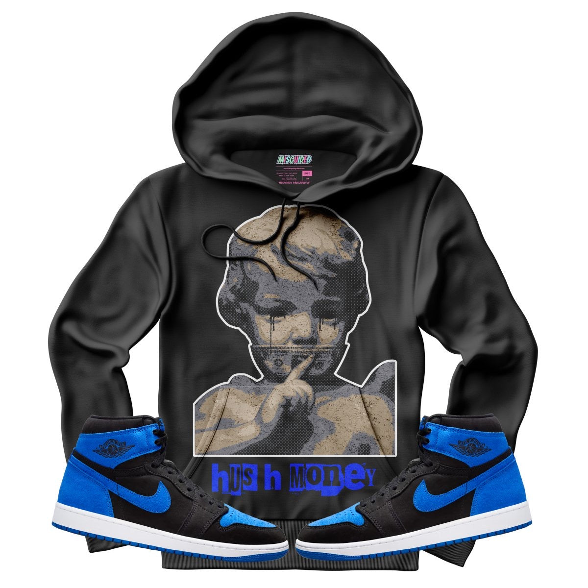 Hush Money (Air Jordan 1 Royal Reimagined) Hoodie