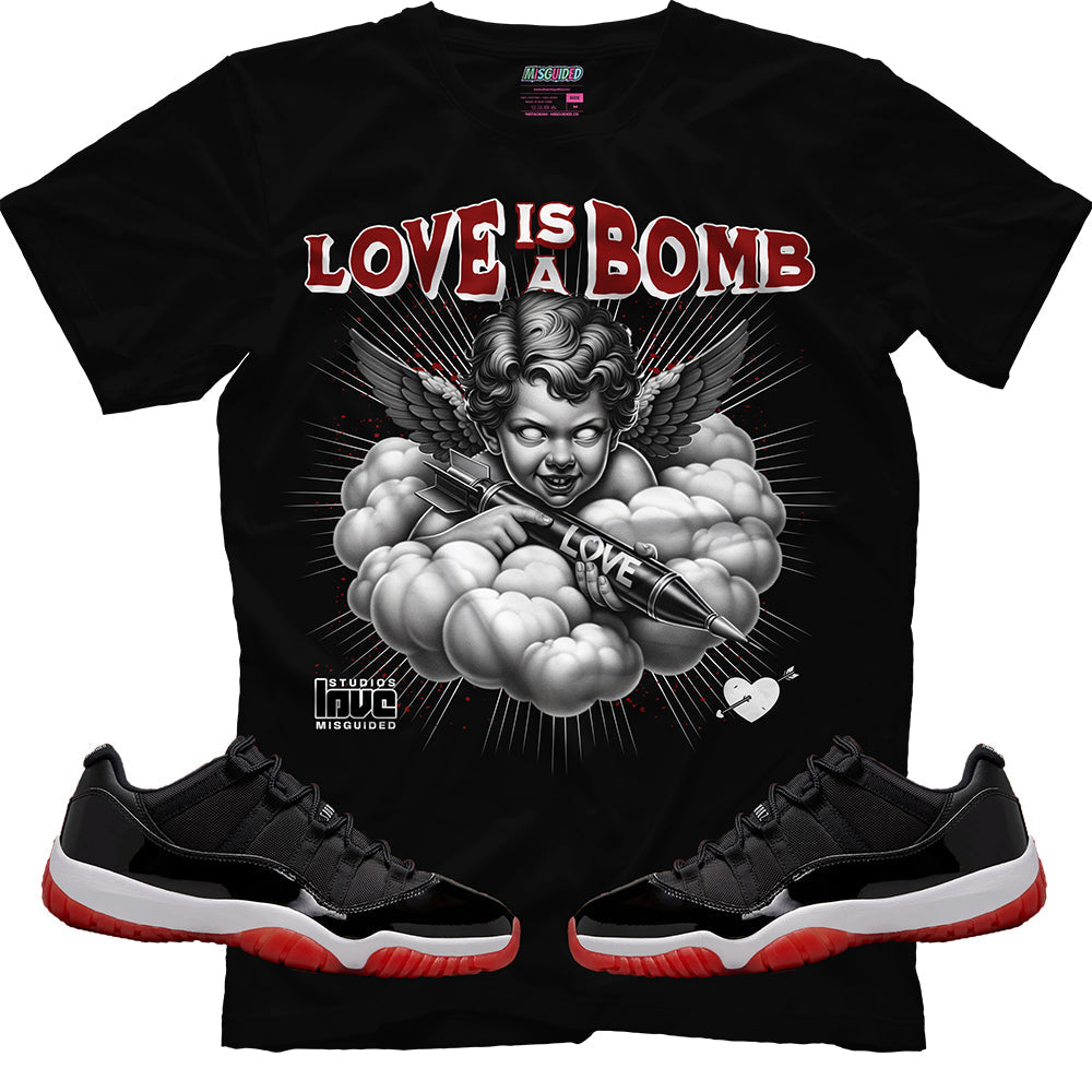 Love Is A Bomb (Air Jordan 11 Low Bred) T-Shirt