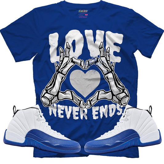 Love Never Ends (Air Jordan 12 Blueberry) T-Shirt