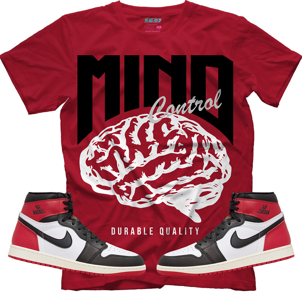 Mind Control (Air Jordan 1 High OG Black Toe Reimagined) T-Shirt