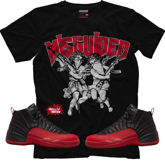 Misguided WorldWide (Air Jordan 12 Flu Game) T-Shirt